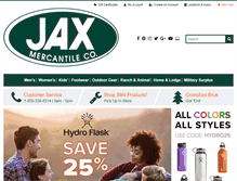 Tablet Screenshot of jaxmercantile.com